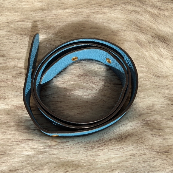 Coach Emery 1941 Crossbody Pacific Blue Large Size - Picture 6 of 16